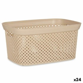 Laundry Basket Beige Plastic 10 L 24 x 17 x 35 cm (24 Units) by Kipit, Laundry Baskets - Ref: S3626515, Price: 58,96 €, Disco...