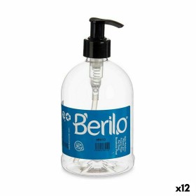 Soap Dispenser Black Transparent Plastic 500 ml (12 Units) by Berilo, Stands and dispensers - Ref: S3626548, Price: 18,89 €, ...