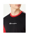 Herren Kurzarm-T-Shirt Champion Crewneck Schwarz | Tienda24 Tienda24.eu