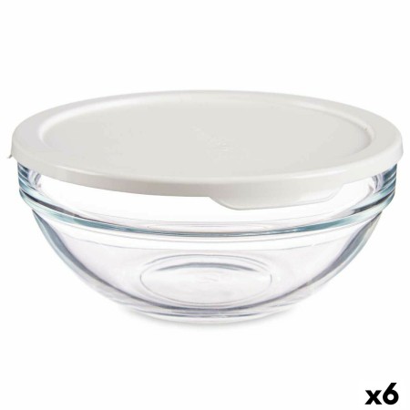 Fiambrera Redonda con Tapa Chefs Blanco 595 ml 14 x 6,3 x 14 cm (6 Unidades) | Tienda24 - Global Online Shop Tienda24.eu