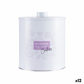 Tin DKD Home Decor 17,7 x 17,7 x 26 cm White Dolomite Garlic | Tienda24 - Global Online Shop Tienda24.eu