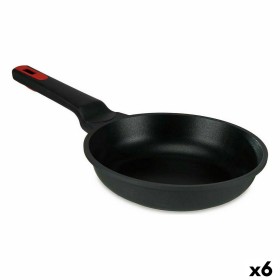 Pan Ø 22 cm Black Aluminium (6 Units) by Kinvara, Chef's Pans - Ref: S3626600, Price: 83,49 €, Discount: %