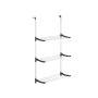 Folding clothes line Black Silver 65,5 x 29 x 129 cm Doors (12 Units) by Kipit, Indoor Airers - Ref: S3626609, Price: 144,56 ...