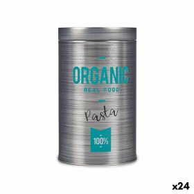 Boîte Organic Pâtes Gris Fer blanc 10,4 x 18,2 x 10,4 cm (24 Unités) de Kinvara, Stockage des aliments - Réf : S3626625, Prix...