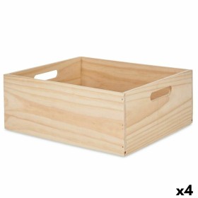 Caixa Decorativa madeira de pinho 31 x 14 x 36 cm (4 Unidades) de Gift Decor, Caixas - Ref: S3626633, Preço: 43,43 €, Descont...