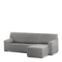 Housse pour chaise longue accoudoir court droit Eysa ROC Gris clair 120 x 120 x 360 cm de Eysa, Housses de canapé - Réf : D16...