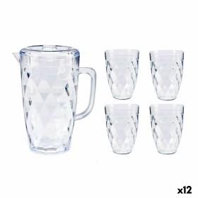 Jug Set Transparent Plastic (12 Units) by Leknes, Jugs and decanters - Ref: S3626659, Price: 55,91 €, Discount: %