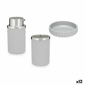 Bath Set Grey Plastic (12 Units) by Berilo, Bathroom Accessory Sets - Ref: S3626665, Price: 51,09 €, Discount: %