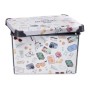 Storage Box with Lid Memories Young 22 L Plastic 29 x 23,5 x 39 cm (12 Units) by Kipit, Storage boxes and chests - Ref: S3626...