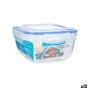 Porta pranzo Ermetico Quadrato Trasparente polipropilene 1,5 L 17 x 10 x 17 cm (12 Unità) | Tienda24 - Global Online Shop Tienda24.eu