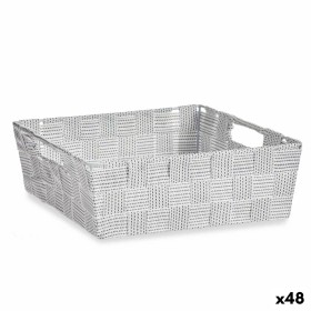 Cestino Multiuso Bianco Stoffa 3 L 23 x 8 x 27 cm (48 Unità) di Kipit, Contenitori senza coperchio - Rif: S3626685, Prezzo: 7...