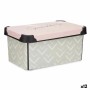 Aufbewahrungsbox mit Deckel Vibes Pfeile Rosa Kunststoff 5 L 19 x 13,5 x 29,5 cm (12 Stück) von Kipit, Aufbewahrungsboxen und...