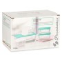 Conjunto de Lancheiras Snow Box Retangular Branco Turquesa (4 Unidades) de Pasabahce, Armazenamento de alimentos - Ref: S3626...