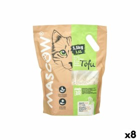 Areia para Gatos 1,5 Kg Soja Branco (8 Unidades) de Mascow, Areia - Ref: S3626723, Preço: 31,69 €, Desconto: %