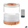 Humidificador Difusor de Aromas com LED Multicores Branco Castanho 500 ml (8 Unidades) de Acorde, Aromaterapia - Ref: S362672...