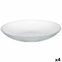 Plate set Generation Transparent Glass 23 x 7 x 23 cm (4 Units) | Tienda24 - Global Online Shop Tienda24.eu