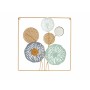 Decoración de Pared Multicolor Flores Espejo Metal Cristal 45 x 45 x 2 cm (4 Unidades) de Gift Decor, Frontones decorativos -...