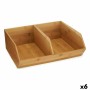 Stackable Organising Box Bamboo 34,5 x 13 x 31 cm (6 Units) by Kinvara, Shelves and supports - Ref: S3626765, Price: 62,10 €,...