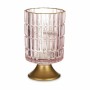 LED-Laterne Rosa Gold Glas 10,7 x 18 x 10,7 cm (6 Stück) von Gift Decor, Kerzenständer und Kerzenhalter - Ref: S3626780, Prei...