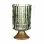 LED Lantern Green Golden Glass 10,7 x 18 x 10,7 cm (6 Units) | Tienda24 - Global Online Shop Tienda24.eu