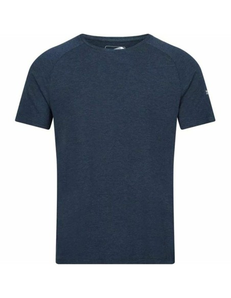 Camisola de Manga Curta Homem Regatta Ambulo Azul | Tienda24 Tienda24.eu