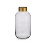 Vase Grey Golden Glass 14,5 x 29,5 x 14,5 cm (6 Units) by Gift Decor, Vases - Ref: S3626795, Price: 81,09 €, Discount: %