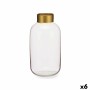 Vase Rosa Gold Glas 14,5 x 29,5 x 14,5 cm (6 Stück) | Tienda24 - Global Online Shop Tienda24.eu