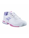 Children's Tennis Shoes Babolat Prop All Court White Lady | Tienda24 Tienda24.eu