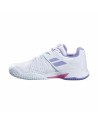 Chaussures de Tennis pour Enfants Babolat Prop All Court Blanc Femme | Tienda24 Tienda24.eu