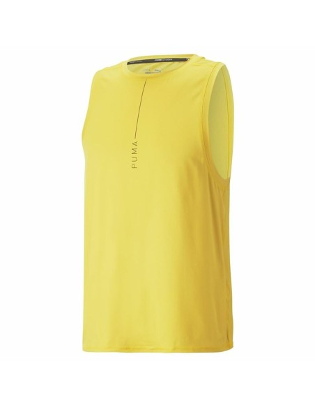 Maillot de Corps sans Manches pour Homme Puma Studio Yogini Lite Jaune | Tienda24 Tienda24.eu