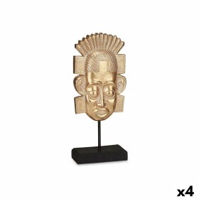 Decorative Figure Indian Man Golden 17,5 x 36 x 10,5 cm (4 Units) by Gift Decor, Ornaments - Ref: S3626817, Price: 57,35 €, D...