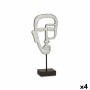 Figurine Décorative Visage Argenté 19,5 x 38 x 10,5 cm (4 Unités) de Gift Decor, Objets de décoration - Réf : S3626824, Prix ...