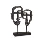 Statua Decorativa Viso Nero 27 x 32,5 x 10,5 cm (4 Unità) | Tienda24 - Global Online Shop Tienda24.eu