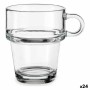 Taza Apilable Transparente Vidrio 270 ml (24 Unidades) de Vivalto, Tazas - Ref: S3626866, Precio: 23,41 €, Descuento: %