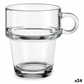 Kop Stapelbar Durchsichtig Glas 270 ml (24 Stück) von Vivalto, Tassen - Ref: S3626866, Preis: 23,41 €, Rabatt: %