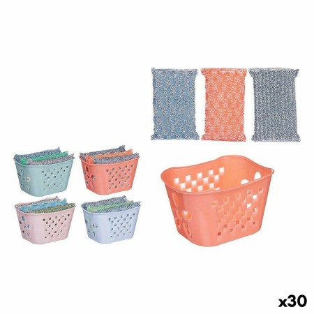 Set of scourers Basket Plastic (30 Units) by BigBuy Home, Scouring Pads & Scrubbers - Ref: S3626871, Price: 41,25 €, Discount: %