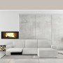 Funda para chaise longue de brazo corto derecho Eysa JAZ Blanco 120 x 120 x 360 cm de Eysa, Sofás - Ref: D1607223, Precio: 20...