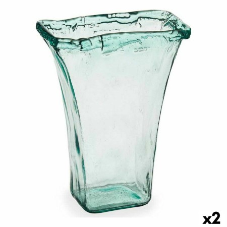 Vaso 27 x 34,5 x 14 cm Cristal Transparente (2 Unidades) de Gift Decor, Jarrões - Ref: S3626875, Preço: 20,92 €, Desconto: %