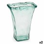 Vase 27 x 34,5 x 14 cm Kristall Durchsichtig (2 Stück) von Gift Decor, Vasen - Ref: S3626875, Preis: 20,92 €, Rabatt: %