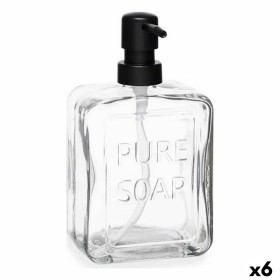 Soap Dispenser Pure Soap Crystal Transparent Plastic 570 ml (6 Units) by Berilo, Stands and dispensers - Ref: S3626888, Price...