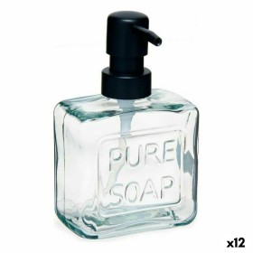 Dispenser di Sapone Pure Soap 250 ml Cristallo Trasparente Plastica (12 Unità) di Berilo, Supporti e distributori - Rif: S362...