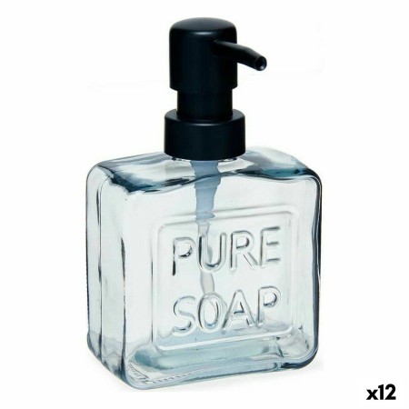 Dispensador de Jabón Pure Soap 250 ml Cristal Negro Plástico (12 Unidades) de Berilo, Soportes y dispensadores - Ref: S362689...