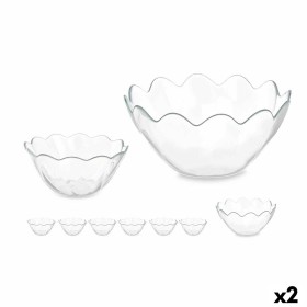 Set of bowls Hasir Transparent Glass (2 Units) by Pasabahce, Bowls and large cups - Ref: S3626903, Price: 21,42 €, Discount: %