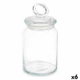 Jar Kitchen 860 ml 9,8 x 19,3 x 9,8 cm Transparent Silicone Glass (6 Units) by Pasabahce, Food storage - Ref: S3626905, Price...