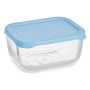 Lunch box Snow 420 ml Blue Transparent Glass Polyethylene (12 Units) by Pasabahce, Food storage - Ref: S3626907, Price: 21,66...