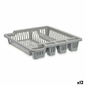 Scolapiatti da Lavandino 46 x 8 x 37,5 cm Grigio Plastica (12 Unità) di Kinvara, Scolapiatti - Rif: S3626925, Prezzo: 32,84 €...