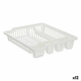 Escorredor de Louça 46 x 8 x 37,5 cm Branco Plástico (12 Unidades) de Kinvara, Escorredor - Ref: S3626926, Preço: 34,26 €, De...