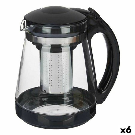 Tetera Transparente Acero Inoxidable Plástico Vidrio 1,8 L (6 Unidades) de Vivalto, Servicio de té y café - Ref: S3626947, Pr...