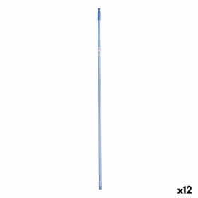 Broom handle Stripes 2,3 x 130 x 2,3 cm Blue Metal (12 Units) by BigBuy Home, Sweeping supplies - Ref: S3626955, Price: 17,64...