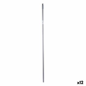 Broom handle 2,3 x 130 x 2,3 cm Grey Metal (12 Units) by BigBuy Home, Sweeping supplies - Ref: S3626960, Price: 17,64 €, Disc...